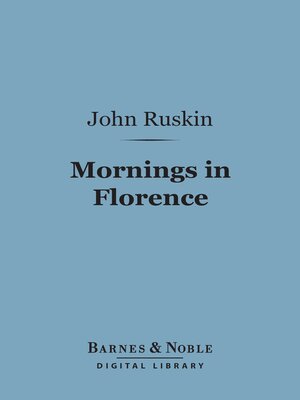 cover image of Mornings in Florence (Barnes & Noble Digital Library)
